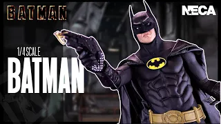 NECA Batman 1989 Batman 1/4 Scale Figure @TheReviewSpot