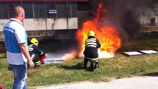 Сравнение огнетушителей: порошкового и воздушно эмульсионного Bontel