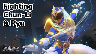 Fighting Chun-Li & Ryu! New Challengers in Power Rangers Battle For The Grid Arcade Mode on Xbox