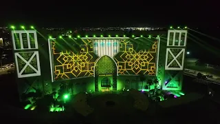 video backstage SABIC SPRING FESTIVAL MAPPING