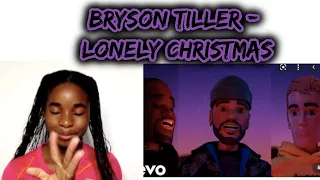 Bryson Tiller, Justin and Poo Bear Made a Song I can Relate to😭  * Lonely Christmas* REACTION!!!