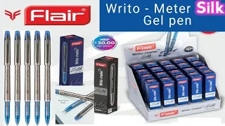 New Flair Writo Meter  SILK  Gel Pen | Gel pen 30 /- Rupees | Best For Exams 2024
