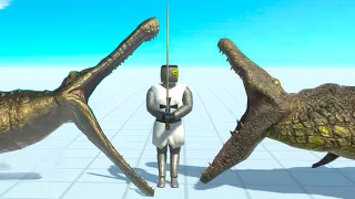 Machimosaurus Rex & Purussaurus feeds Regular and Mutant Units - Animal Revolt Battle Simulator