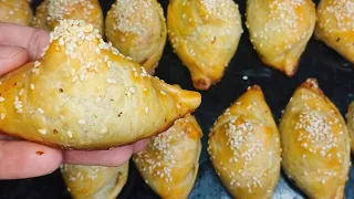 НАПОЛЕОН САМСА! ХРУСТЯЩАЯ, СУПЕР СЛОЕНАЯ ВЫПЕЧКА! ЦАРСКАЯ ВКУСНОТА ИЗ ФАРША! ПРОСТО И ОЧЕНЬ ВКУСНО!