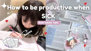 Exam Prep Hacks: Study Smart When You're Under the Weather #studytube#examtips