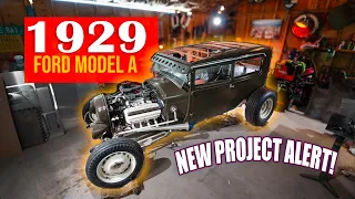 Finishing a 1929 Ford project that someone else started.
