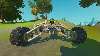 Сборка Крутой Независимой Подвески. В Скрап-Механик.Scrap Mechanic #scrapmechanic