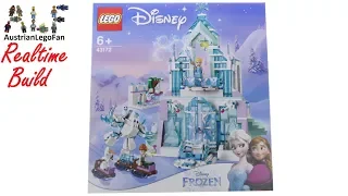 Lego Frozen 43172 Elsa´s Magical Ice Palace realtime Build