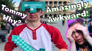Minecraft In Public REACTION! TommyInnit, but He Goes Outside and YIKES...