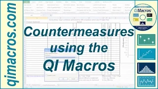 Countermeasures in Excel 2010-2019 and Office 365, using the QI Macros