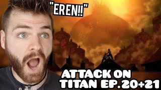 THE RUMBLING!! TIME TRAVEL? | ATTACK ON TITAN EPISODE 20 & 21 | SEASON 4 | New Anime Fan! | REACTION