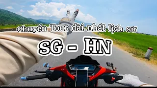 Chuyến Tour dài nhất lịch sử 😱. Sài Gòn - Hà Nội 2day [ Phần 1 ].   #tour #touring #locbignosebiker