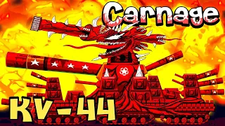 Kv-44 Carnage: LET THERE BE FIRE 🔥🔥 | Мультики про танки | Cartoons About Tanks