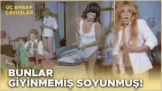 Üç Ahbap Çavuşlar Türk Filmi | Kızları Hazırlanırken Gören Kardeşler Gözlerine İnanamıyor!