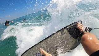 Retro Twin Fin Fish / Glassy Florida Surf / GoPro POV