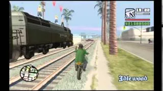 gta san andreas 100% walkthrough part 24 (Mission 17) wrong side of the tracks