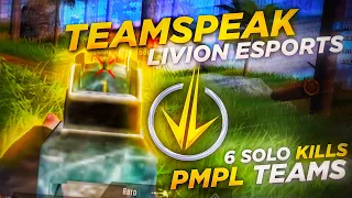 Уничтожаем лучшие команды СНГ | Teamspeak Livion Esports | PUBG MOBILE