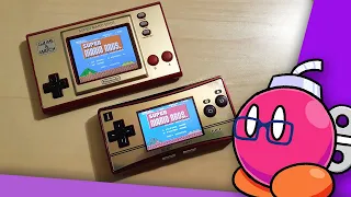 Super Mario Bros. on a Game & Watch vs. Game Boy Micro