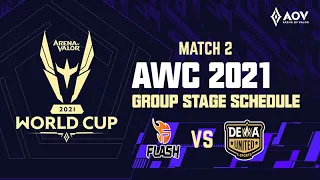 TEAM FLASH (VN) vs DEWA UNITED ESPORTS (ID) | AWC 2021 Grup Stage Day 5 | Garena AOV Indonesia