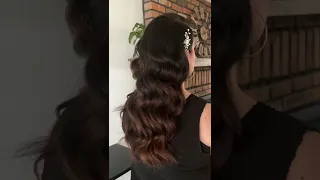 HOLLYWOOD WAVES - bridal hair tutorial.