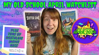 80s, 90s, 2000s Nostalgic Movie Recommendations for Old School April 2024 + My OSA Movie Watchlist
