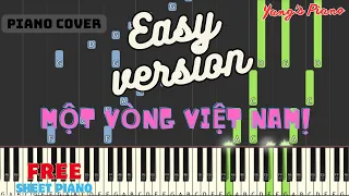 Một vòng Việt Nam - Đông Thiên Đức | Piano Tutorial | Easy version | Synthesia #yangspiano