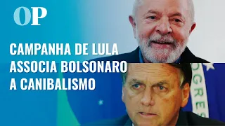 Campanha de Lula associa Bolsonaro a canibalismo em propaganda na TV