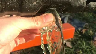 getting water 💦 OUT of the oil pan (easy way)