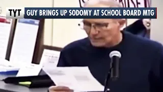 Guy Brings Up Sodomy At School Board Meeting