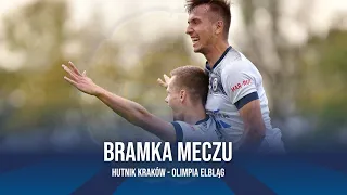 Bramka meczu: Hutnik Kraków - Olimpia Elbląg (2.Liga - sezon 2023/24)