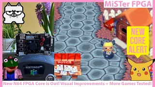 MiSTer FPGA N64 Core Updated! New Games, Visual Fixes and Viewer Request Tests! Nintendo 64 FPGA