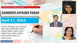 17 April 2024 Current Affairs by GK Today | GKTODAY Current Affairs - 2024