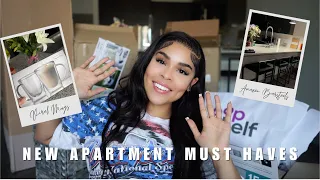 NEW APARTMENT ESSENTIALS HAUL | ikea, homegoods, amazon