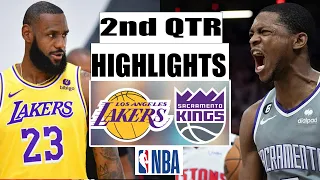 Los Angeles Lakers vs Sacramento Kings 2nd QTR Game Highlights | March 6 | 2024 NBA Season