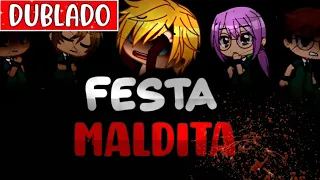 Festa Maldita - O Filme ( DUBLADO ) Especial Halloween 🖤 | Gacha Life