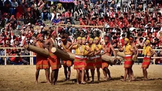 Garo tribe traditional wangala dance