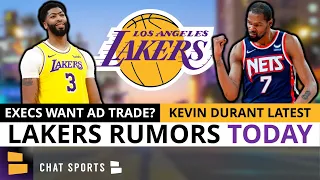 REPORT: Lakers Execs Want To Explore Anthony Davis Trade? + Kevin Durant News | Lakers Trade Rumors