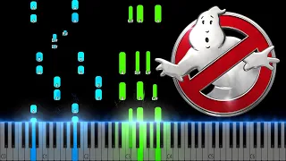 Ghostbusters - Theme Song Ray Parker Jr. Piano Tutorial