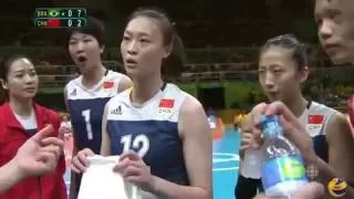 CHN VS BRA Quarter Final Women's Volleyball Olympic Games - Rio 2016