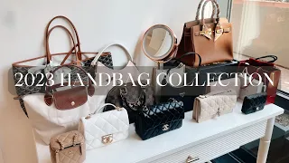 MY LUXURY HANDBAG COLLECTION 2023 + SUBSCRIBER GIVEAWAY! 💕 Hermes, Dior, Chanel, Goyard, LV, Prada!