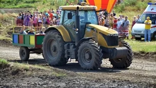 Управление трактора вожжами. Тракторные гонки Бизон-Трек-Шоу 2014.