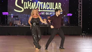 West Coast Swing Routine - Ben Morris & Brandi Guild w/Dylan Chambers - Swingtacular Galactic  Show