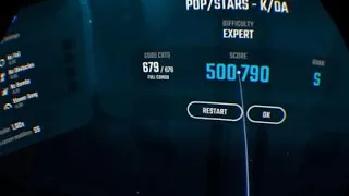 [PSVR] Beat Saber - K/DA - POP/STARS (EXPERT), FULL COMBO