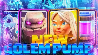 GOLEM PUMP with UNSTOPPABLE POWER IS BACK _ NEW META BORN in CLASH ROYALE 🏆