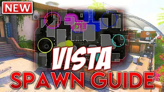 VISTA Hardpoint SPAWN GUIDE for MW3 Ranked Play!