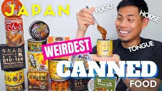 Trying the Weirdest Canned Foods in Japan