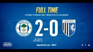 HIGHLIGHTS: WIGAN ATHLETIC 2 GILLINGHAM 0 - 03/02/2018