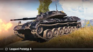 Leopard PT A Лучшее орудие на 9 уровне | Tanks blitz