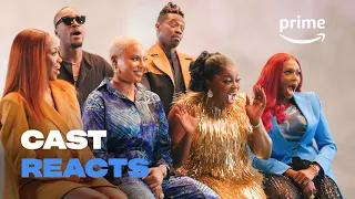 SHE MUST BE OBEYED - Cast Reacts: Bayo and Victoria's Kiss | Prime Video Naija