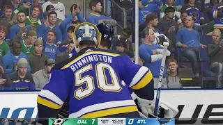 NHL 20 playoffs mode gameplay: Dallas Stars vs St Louis Blues - Xbox one full gameplay